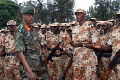 Rwandan military.