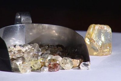 Du diamant extrait des sous-sols africains