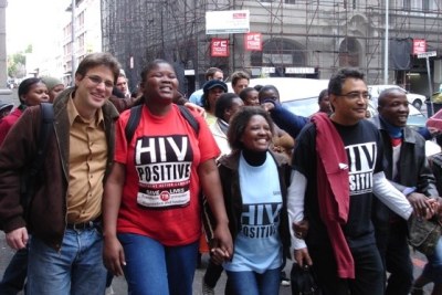 Treatment Action Campaign activists march (file photo).