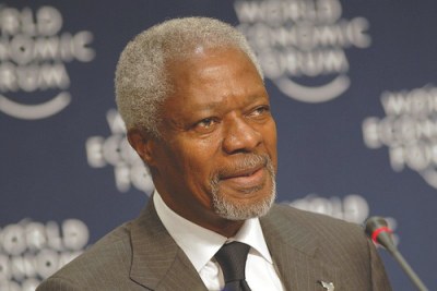 Kofi Annan, President, Global Humanitarian Forum; Secretary-General, United Nations (1997-2006); Member of the Foundation Board of the World Economic Forum