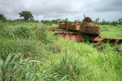 Remnants of Guinea-Bissau's 1998-1999 civil war.