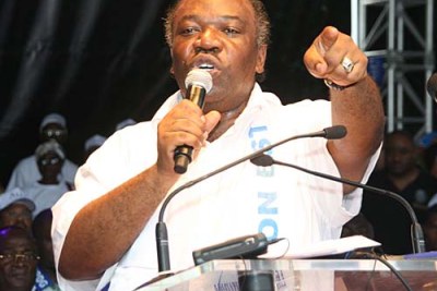 Ali Bongo, the leader of the Gabonese Democratic Party.