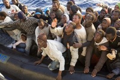 des migrants libyens vers l'Italie