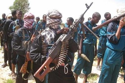 Combattants islamistes en Somalie. Al-Shabab.