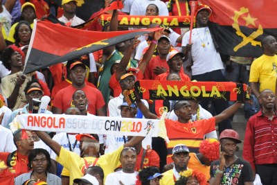 Angola Fans during the African Nations Cup in 2010.