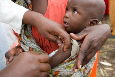 Measles vaccination (file photo).