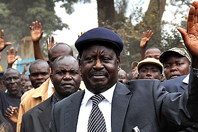 Prime Minister Raila Odinga is the African Union's special envoy to Cote d'Ivoire.