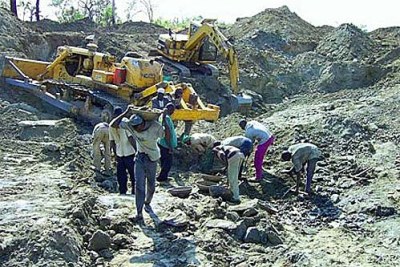 Mining in Nigeria (file photo).