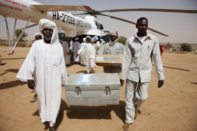 UNAMID and Agencies Deliver Aid to Darfur Area Isolated by Fighting (file photo).