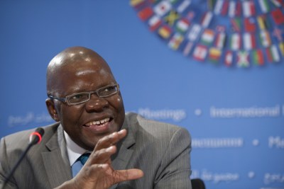 Tendai Biti, Zimbabwe's finance minister.
