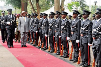 President Museveni reshuffles cabinet and the army (file photo).