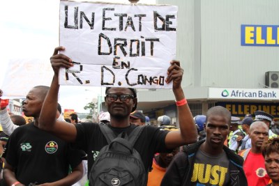 Photo d'illustration - Des congolais manifestant