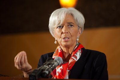 International Monetary Fund's Managing Director Christine Lagarde (file photo).