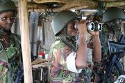 Kenyan soldiers during their 