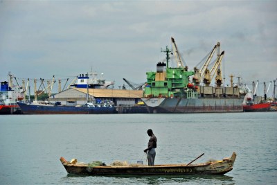 A fisherman in the Lomé harbour. The threat of piracy has increased drastically in Togo and neighbouring Benin.