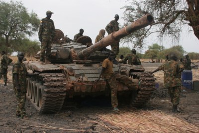 South Sudan army.