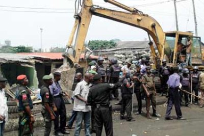 Demolition in Lagos