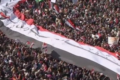 Manifestations géantes en Égypte lors de la révolution