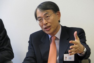 Le Président de la Cour pénale internationale (CPI) Sang-Hyun Song.