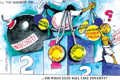 Poverty responsible for crime in Nigeria.