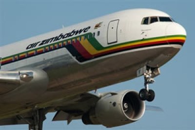Air Zimbabwe plane.