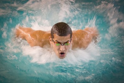 Tunisian Olympic swimmer Oussama Mellouli.