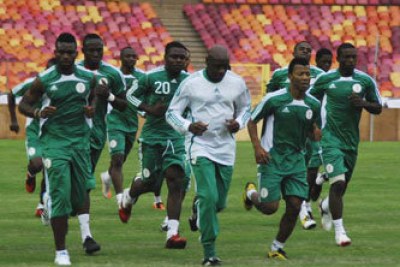 The Eagles in training (file photo).