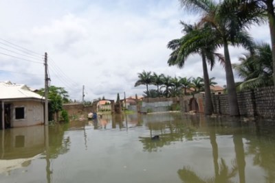 Homes are affected by floods in Kaduna.