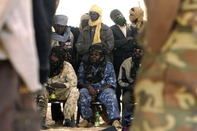 Leaders of Sudanese rebel groups (file photo).