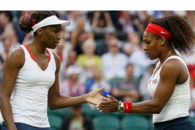 Serena Williams (right) and her sister Venus.
