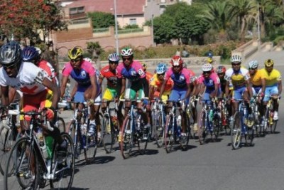Eritrean cyclists: The team have won a total of 21 medals over the past three years in the sport.