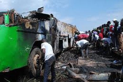 Accident involving Horizon bus in Uganda (file photo).