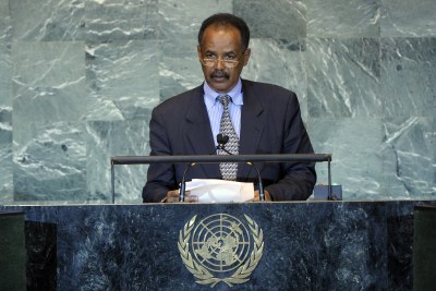 Isaias Afwerki, the President of Eritrea.