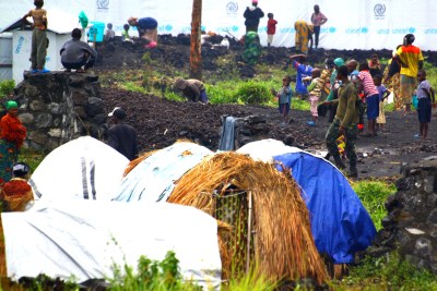 Des déplacés en RDC