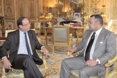 François Hollande au Maroc