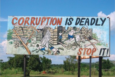 An anti-corruption billboard.