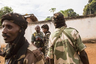 Seleka commanders visit peacekeepers (file photo)