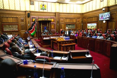 Kenyan parliament.