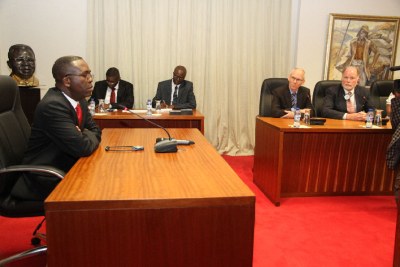 Le Premier Ministre,  Matata Ponyo, a reçu en audience, le mercredi 11 juin dernier, des investisseurs américains, à l’hôtel du gouvernement, dans la commune de la Gombe.