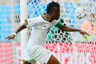 Le joueur ghanéen Asamoah Gyan.