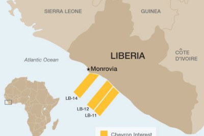 Les concessions de Chevron au Libéria
