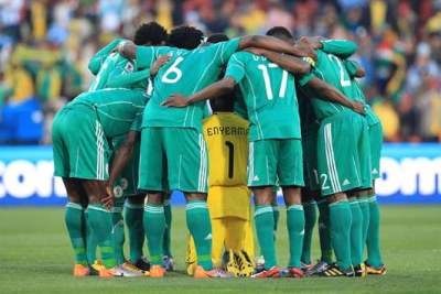 The Super Eagles of Nigeria  (file photo)