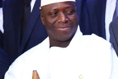 Le président gambien Yahya Jammeh