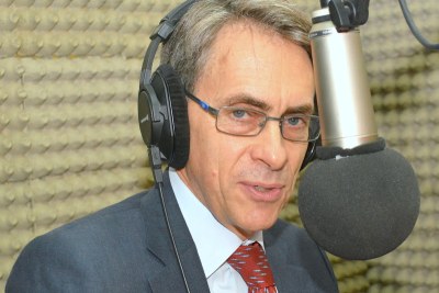 Kenneth Roth, Directeur exécutif de Human Rights Watch lors d’une interview au studio de Radio Okapi