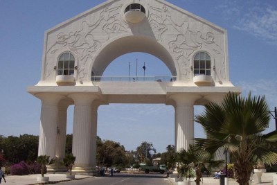 Une vue de la ville de Banjul