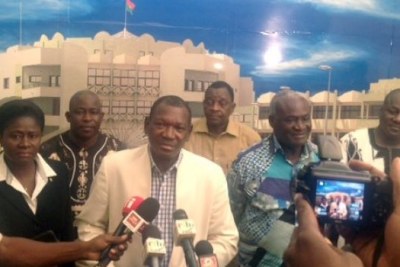 Une délégation de l’ex-majorité (CDP, ADF/RDA, l’Autre Burkina/PSR).