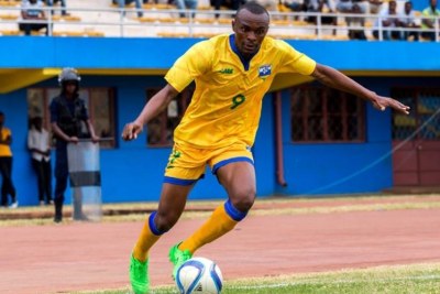 The Rwanda's Amavubi Captain and striker Jaques Tuyisenge.