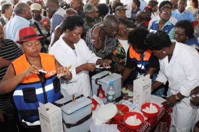 Plus de 5.5 millions de personnes ont été vaccinées à Luanda, la capitale d'Angola.
