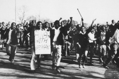 Mouvement de protestation de Soweto.