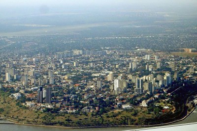 Vue aérienne de Maputo